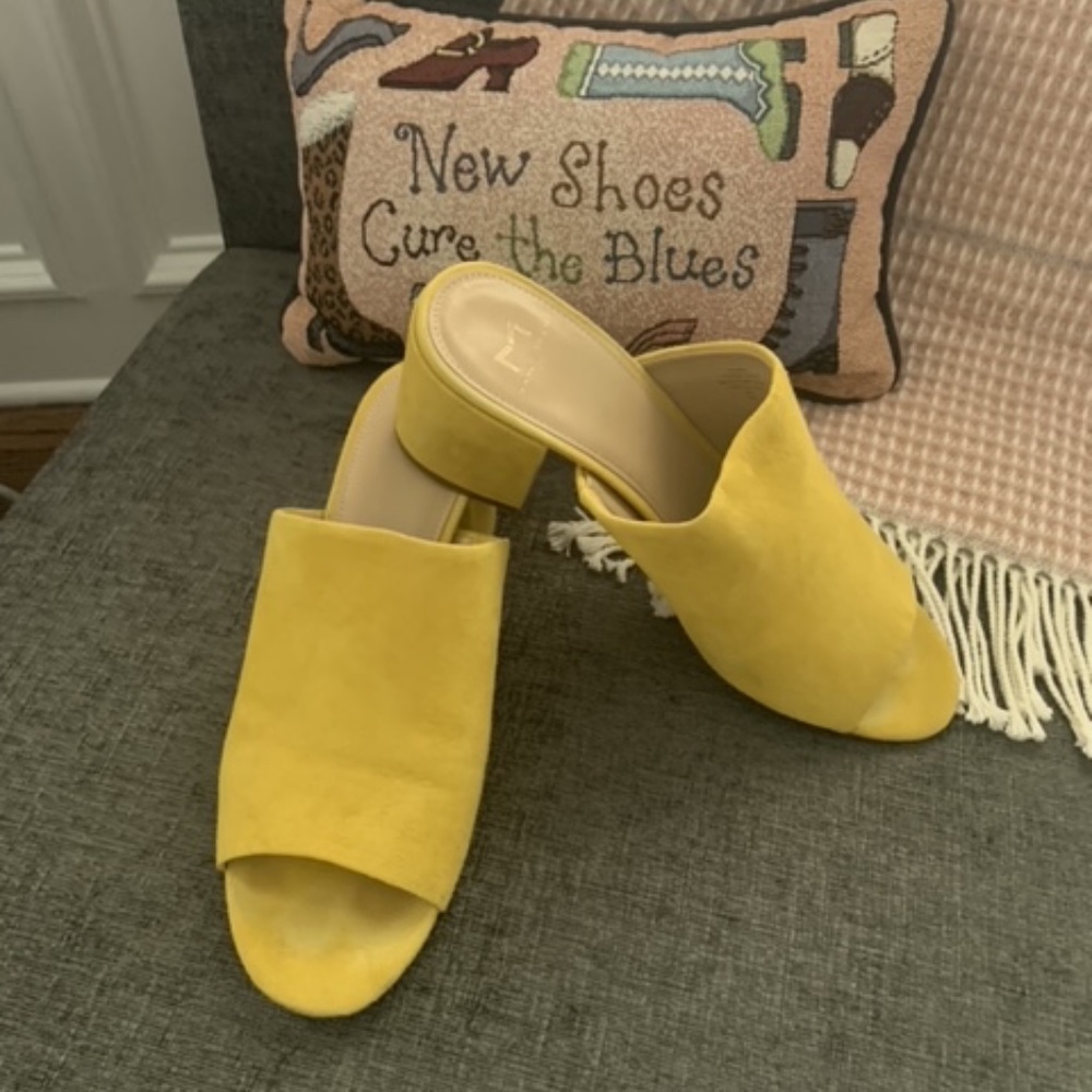 Marc Fisher Suede Slides